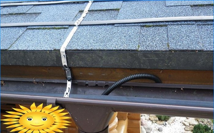Roof heating: how to make an anti-ice system for gutters and roofs