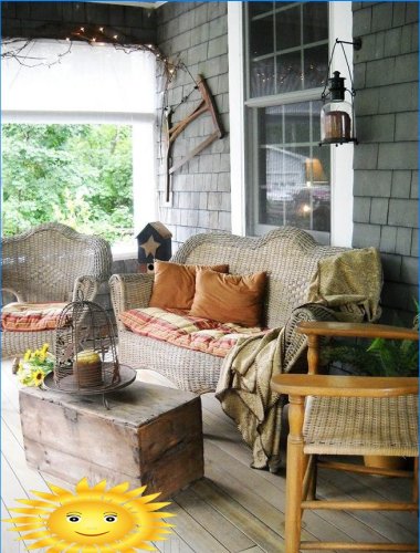 Rustic veranda