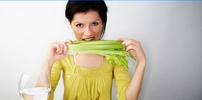 Girl with Celery