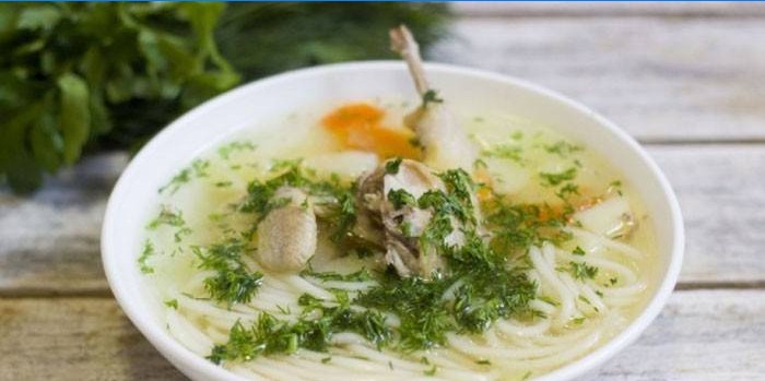 Rabbit Meat Noodle Soup