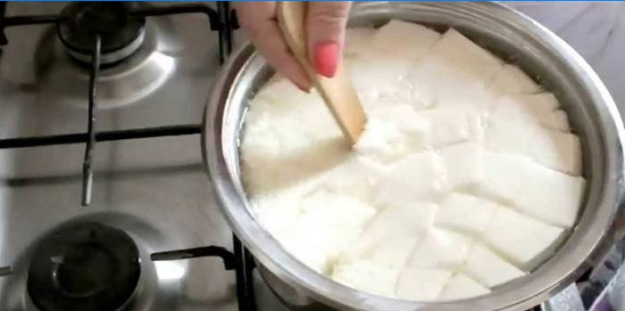 Cheese making process