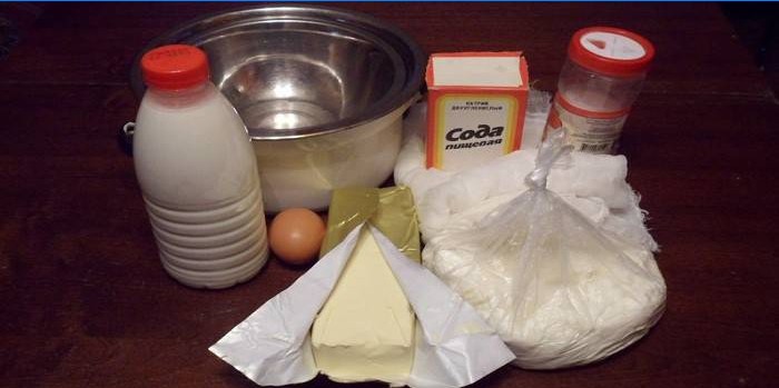 Ingredients for Cottage Cheese