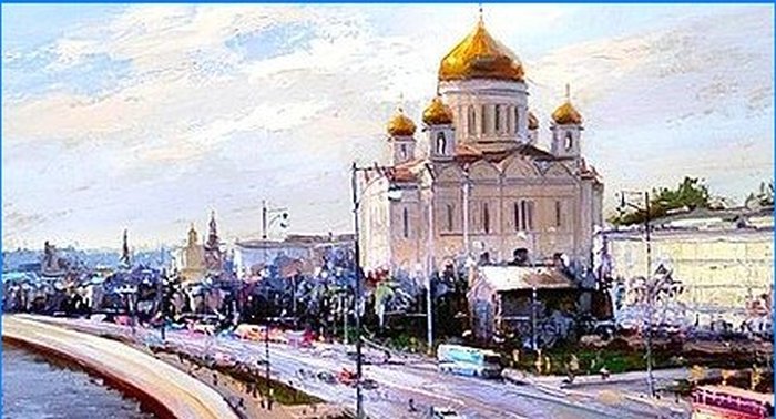 Three stages in the history of the Cathedral of Christ the Savior