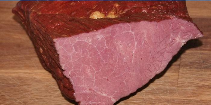 Homemade beef ham