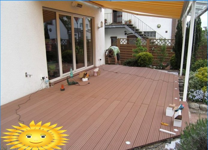 WPC decking board: do-it-yourself decking installation