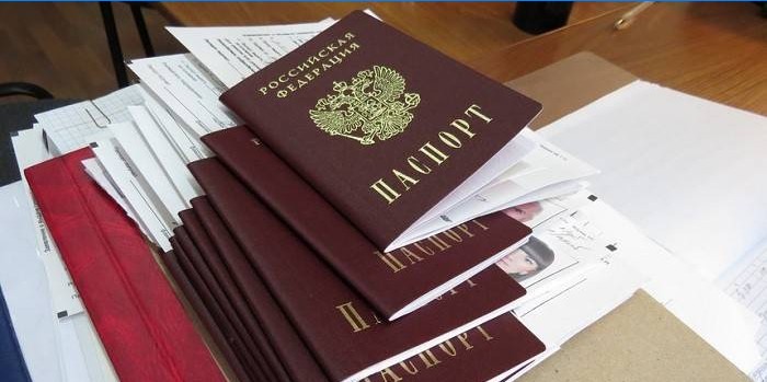A pile of new passports