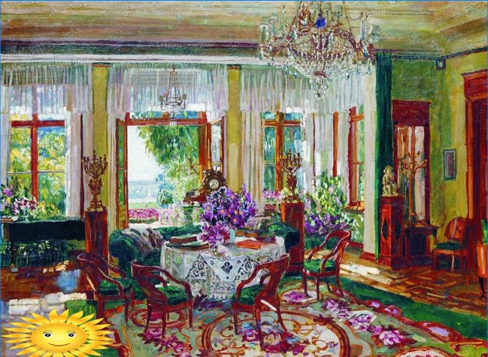 S.Yu. Zhukovsky. Large living room in Brasov