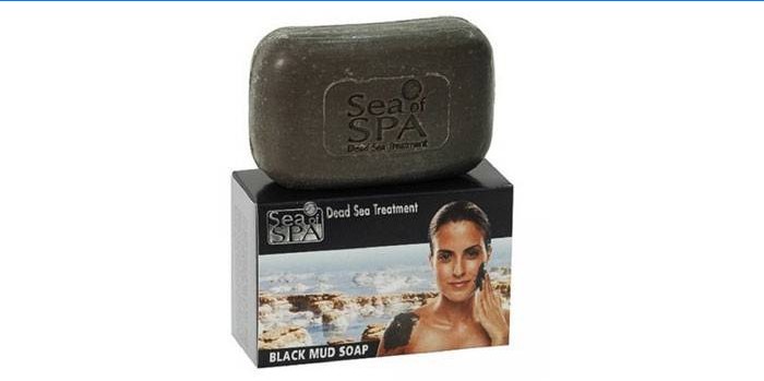 Black Mud Sea of ​​Spa Facial Soap