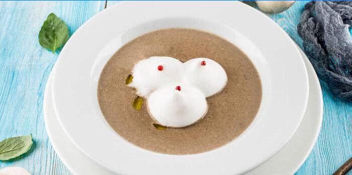 Mushroom Cappuccino Soup