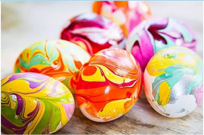 Picturesque eggs for Easter