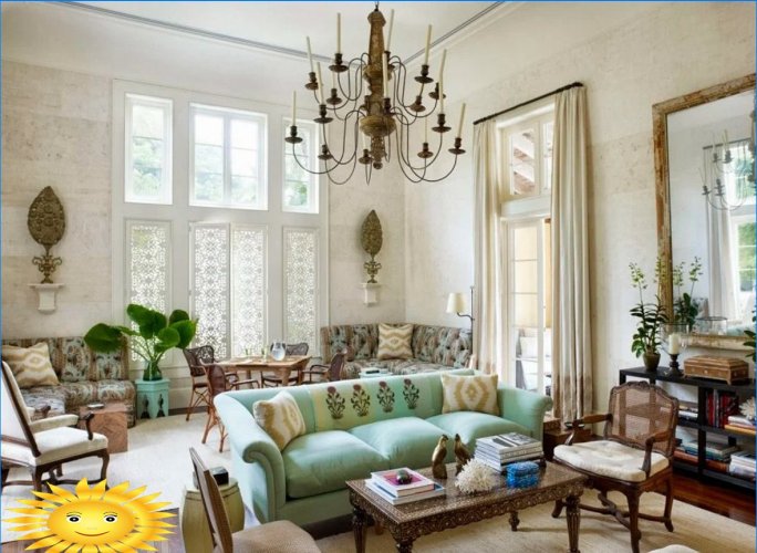 10 ideas for decorating a comfortable and beautiful spacious room