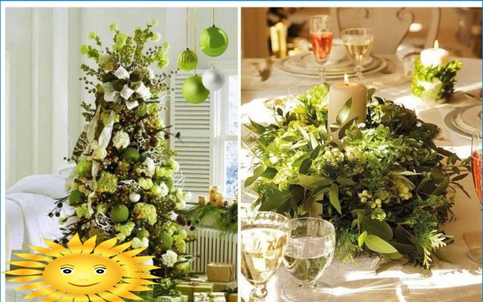 12 alternatives to a live Christmas tree in the New Year's interior 2015