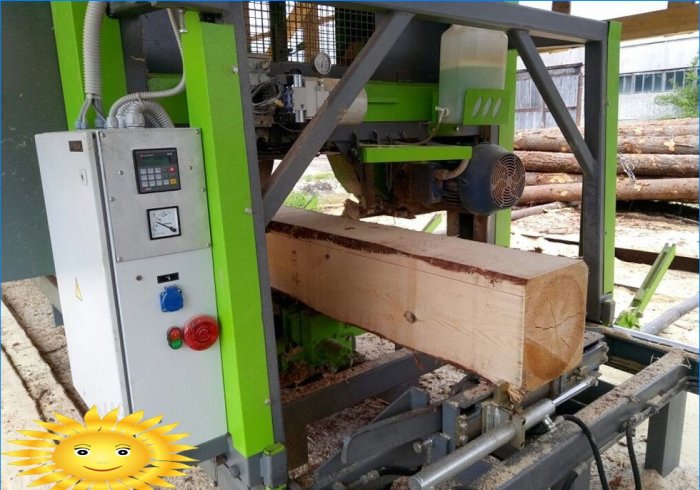 Manufacturing of edged timber