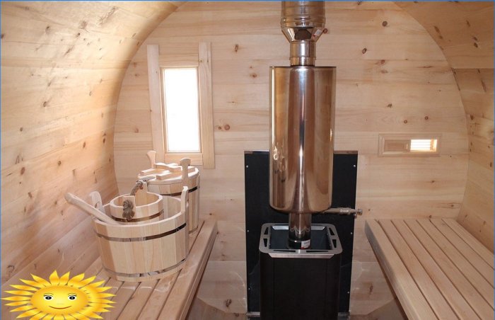 Barrel saunas: photo selection, building tips, prices
