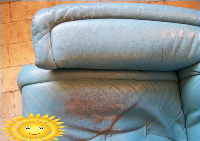 DIY leather upholstered furniture care