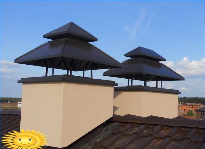 Chimney cap: purpose, types and features
