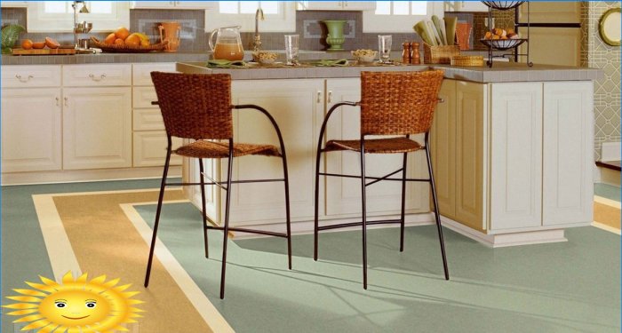 Choosing a floor covering for the kitchen