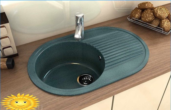 Choosing a sink made of artificial stone
