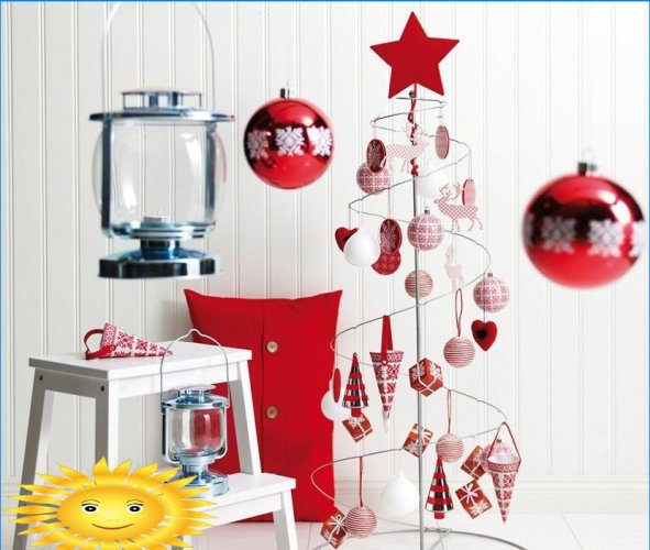 Christmas decoration of the apartment: 20 photo ideas