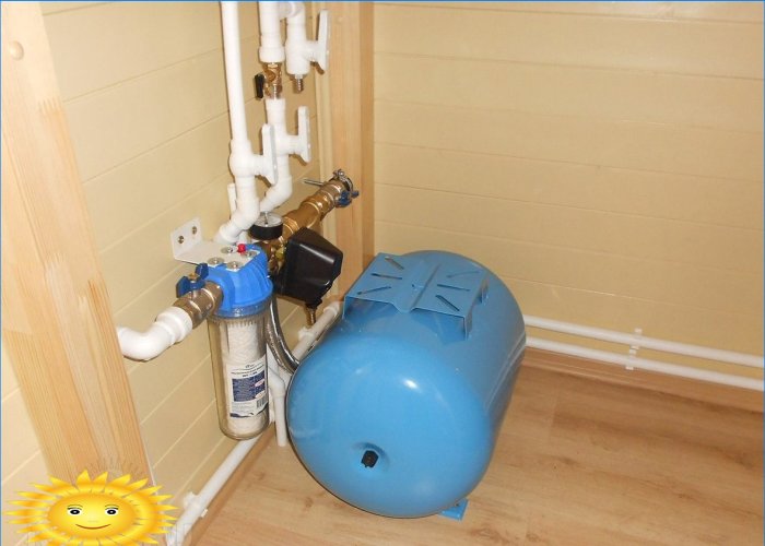 Common mistakes in installing a water supply system