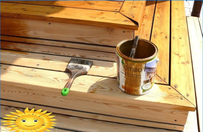 Correct use of wood oil for exterior and interior use