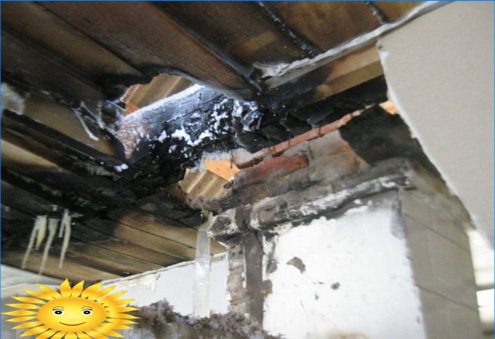 Dangerous mistakes when installing the chimney