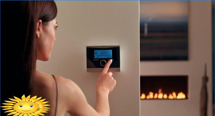 Devices for remote control and maintenance of temperature in the house