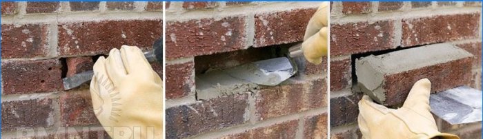DIY brick or stone fence repair