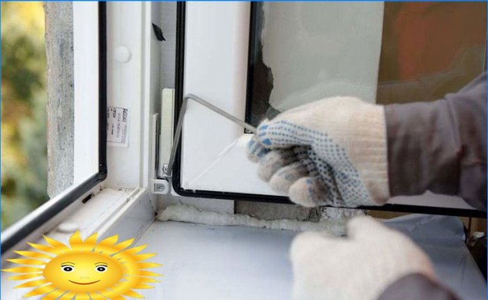 DIY repair, adjustment and maintenance of plastic PVC windows