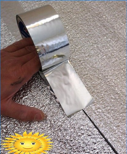 Do-it-yourself infrared underfloor heating under laminate or linoleum