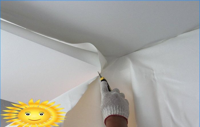 Do-it-yourself stretch ceiling