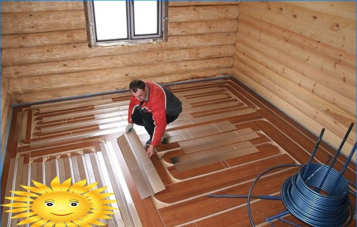 Do-it-yourself water-heating floor. Calculation and installation