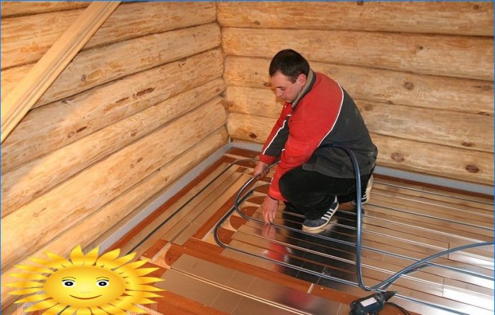 Do-it-yourself water-heating floor. Calculation and installation