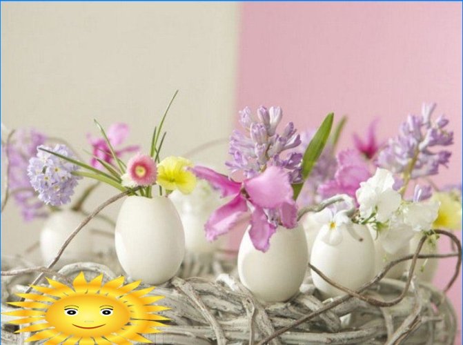 Easter decor - getting ready for the holiday together