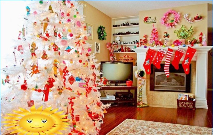 Festive decoration: how to decorate a house for the new year