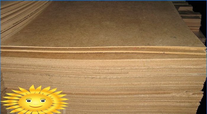 Fiberboard on the floor. Advantages and disadvantages as flooring
