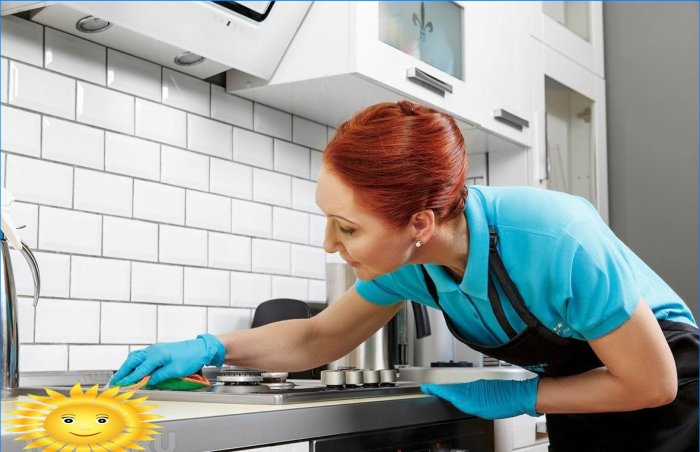 General cleaning of the kitchen: useful tips
