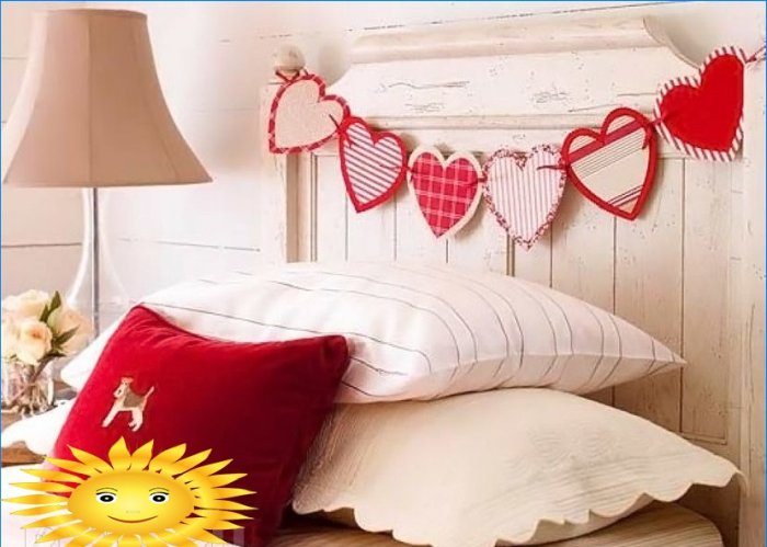 Getting ready for February 14 - 10 ideas for a romantic interior