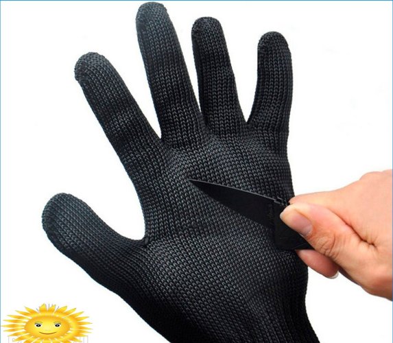 Gloves, mittens, leggings for repair and construction work