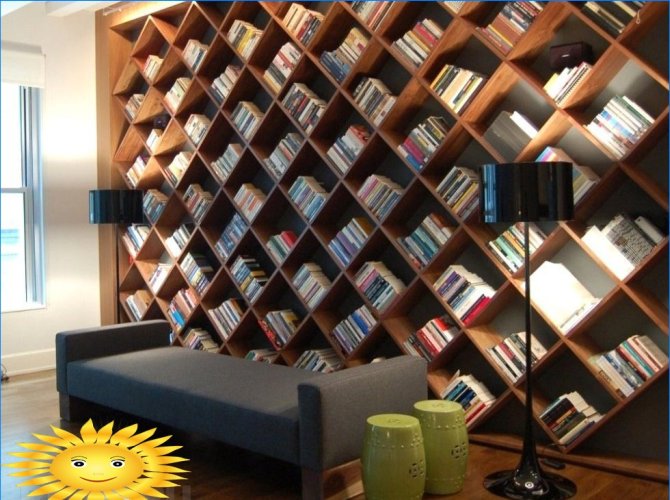Home library decoration
