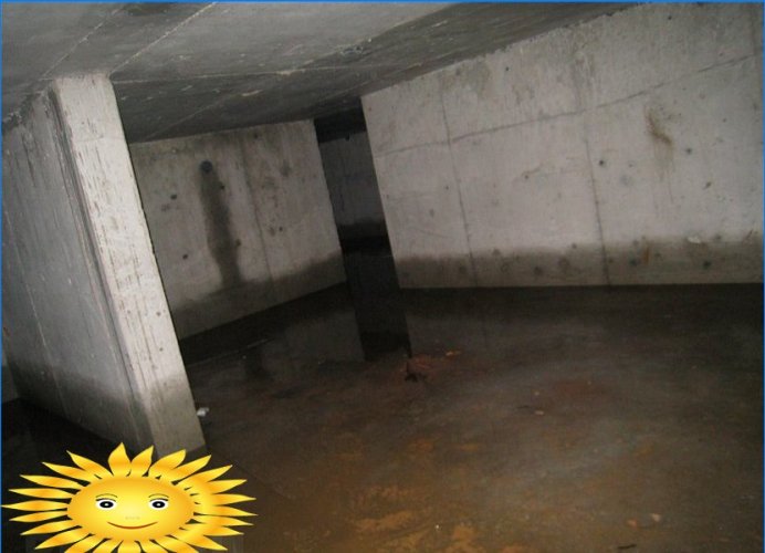 Violation of foundation waterproofing