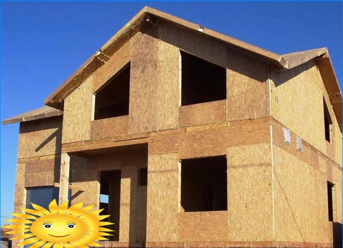 Houses made of SIP panels