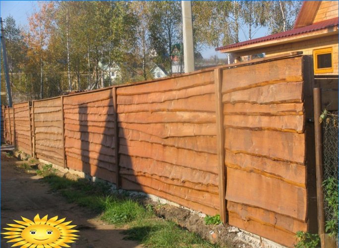 How to build an inexpensive edged board fence