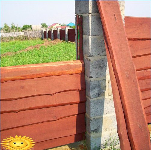 How to build an inexpensive edged board fence