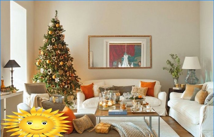 How to decorate an apartment for the new year