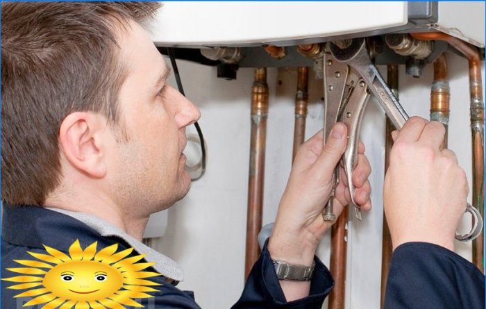 How to install a gas water heater with your own hands