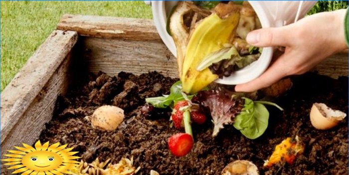 Making a compost heap - six main ingredients