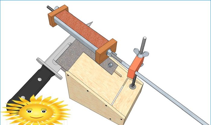 How to make a do-it-yourself knife sharpening machine