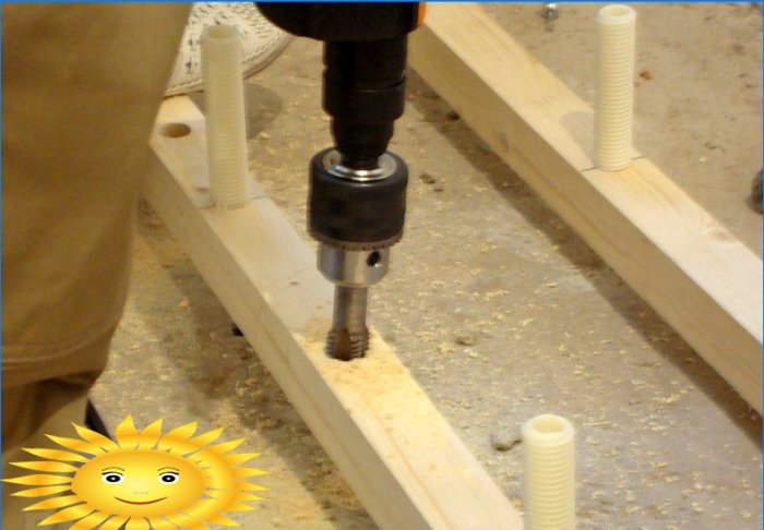 How to make a flat floor on adjustable logs with your own hands