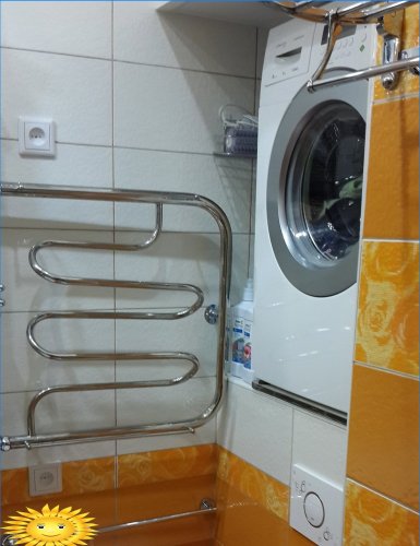 Ideas for placing a washing machine in an apartment